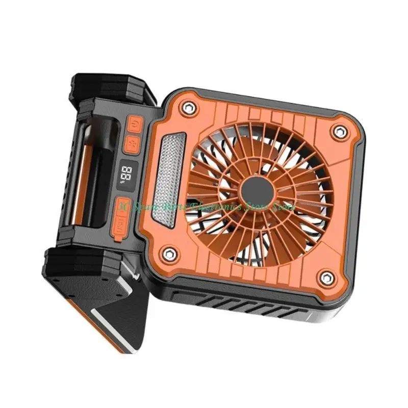 

SZ Solar Powereds Portable Fan Light Combos Adjustable Hook Camping Fan For Backpacking Travel Needs