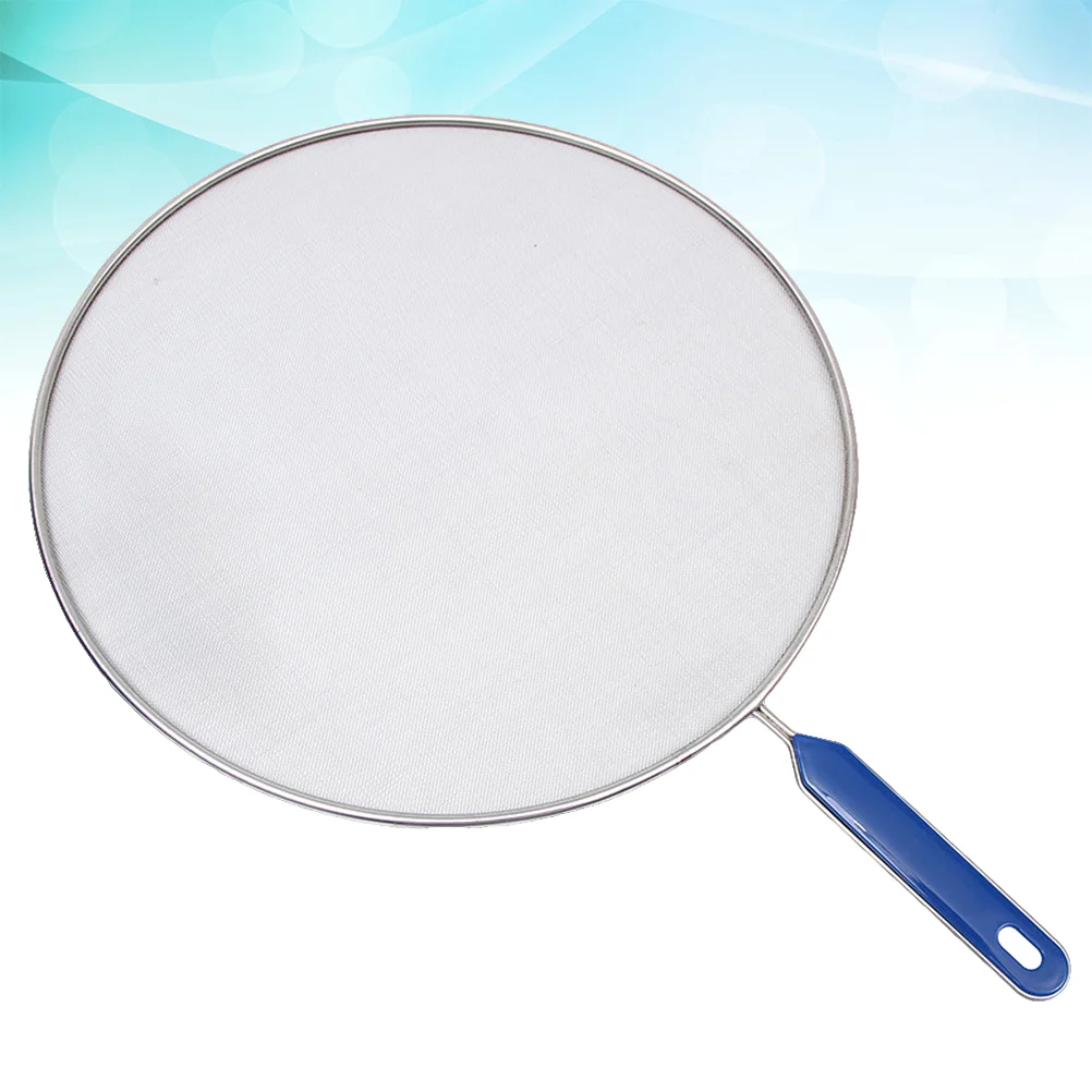 

Strainer Anti Oil Splashing Cover Mesh Pot Lid Kitchen Gadget Frying Pan Steel Net Cooking Tool