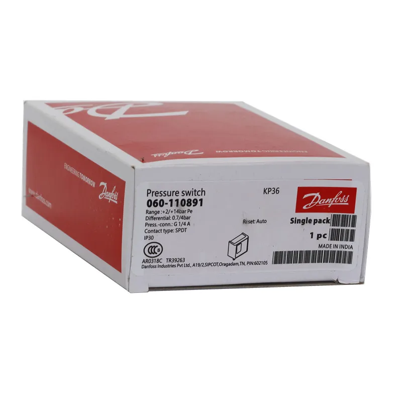 

NEW Danfoss KP36 060-110891 Pressure controller KP36 060-1108 Pressure switch