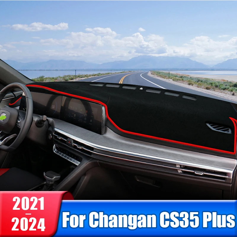 

Car Dashboard Cover For Changan CS35 Plus 2021 2022 2023 2024 Instrument Desk Sun Shade Mat Non-slip Pad Accessories