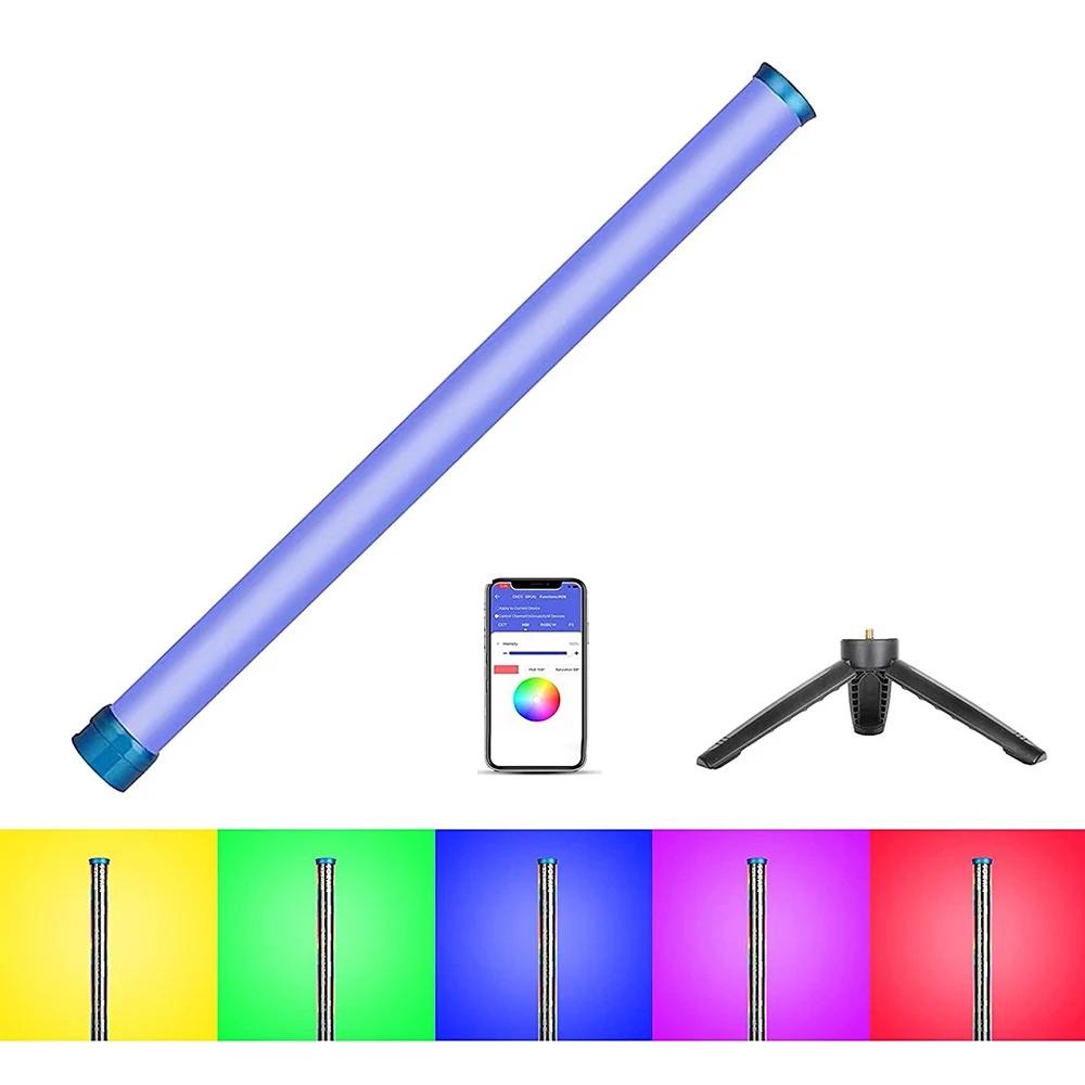 Sokani X25 RGB Light Stick LED Video Light Tube Lamp Handheld LED PavoTube Lighting Dimming 2800K-10000K for Youtube Video