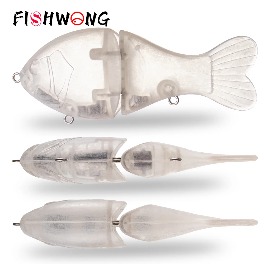 FISHWONG 3 قطعة Slient غير مصبوغ الصيد السحر 13 سنتيمتر 62 جرام غرق الإنزلاق الطعم الفراغات DIY بها بنفسك الصيد إغراء