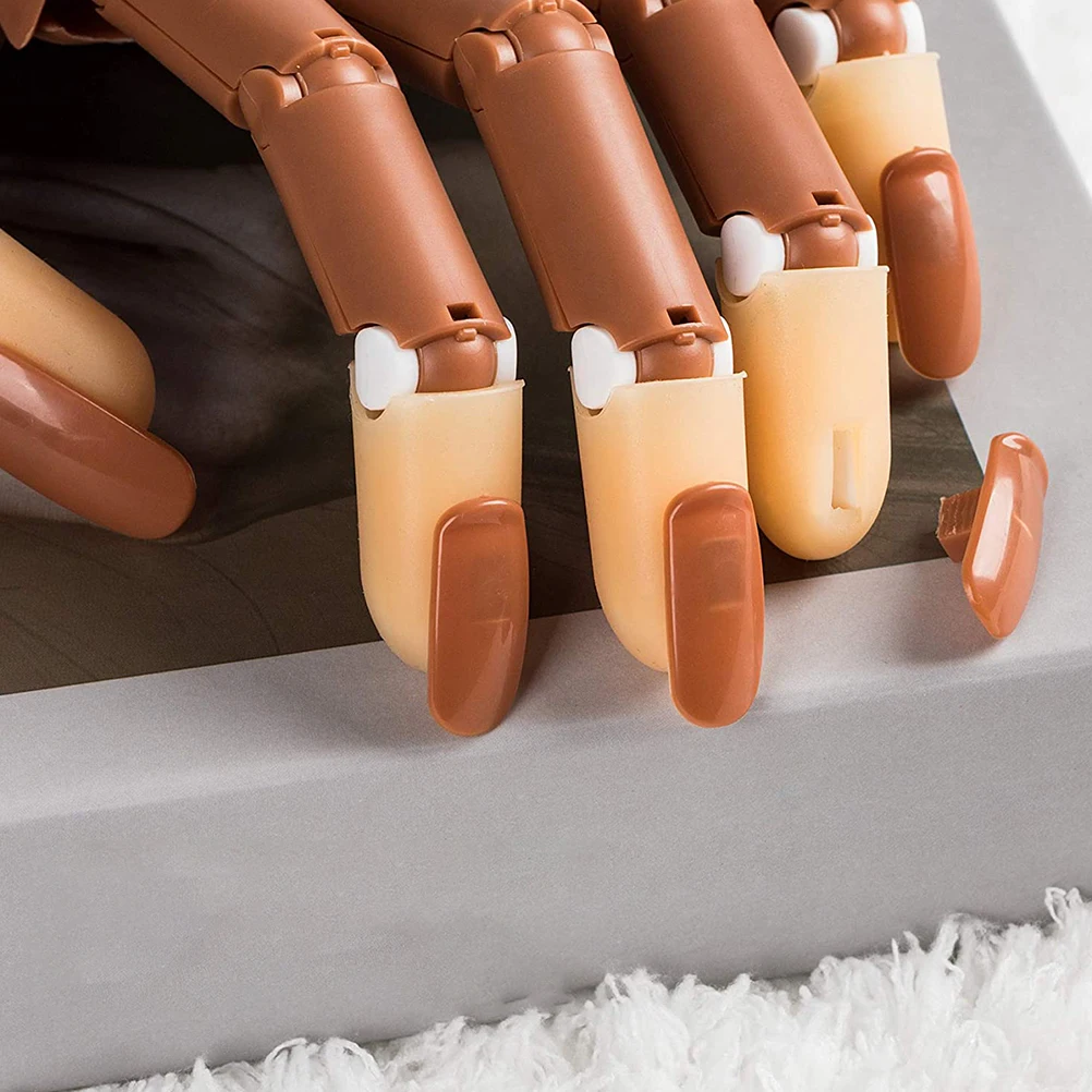 

10pcs Cots Artificial Finger Replacement For Nail Art Manicure Supplies Reusable Manicure Fingers Faux Finger Covers