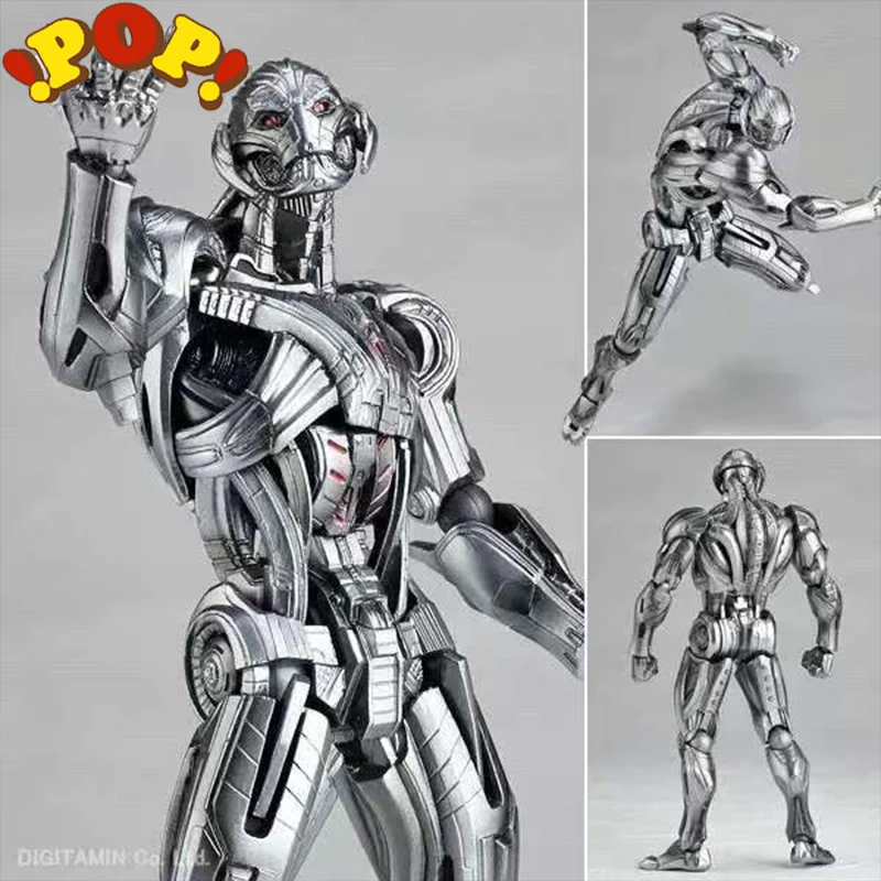 

Ultron Action Figure Kaiyodo Amazing Yamaguchi Avengers Anime Collection Ko Marvel's The Avengers Model Birthday Gifts Toy Kid