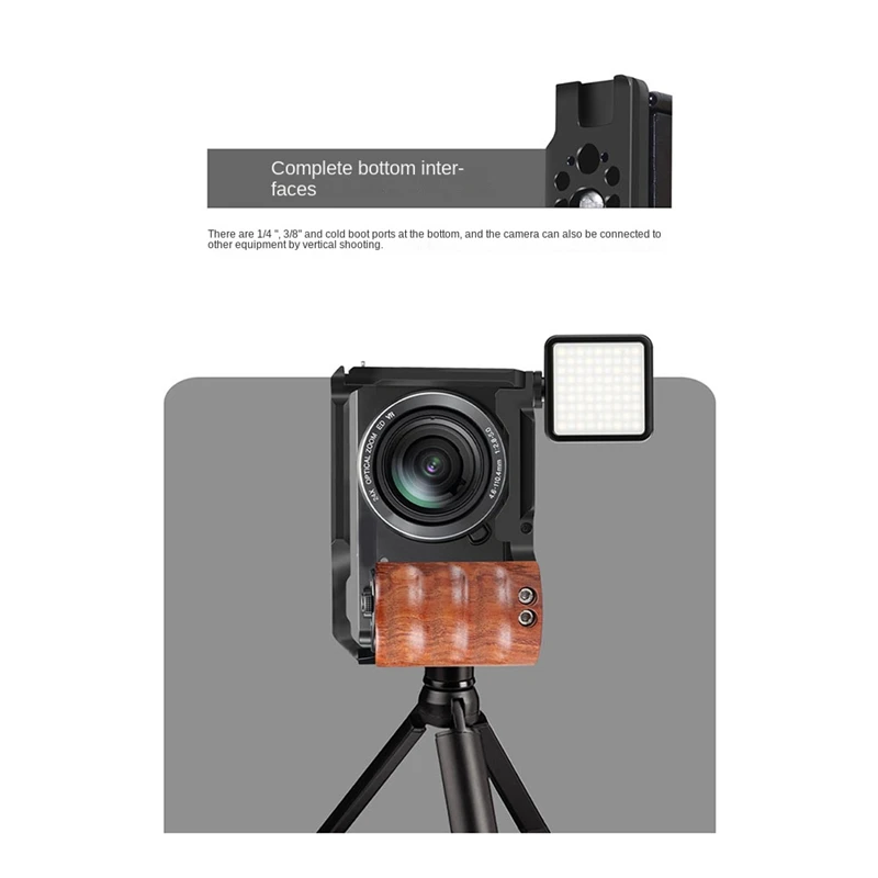 Voll kamera Käfig Rig Schnell wechsel platte Stabilisator Rig Schutz für Sony Zve10 DSLR Kamera Video aufnahme