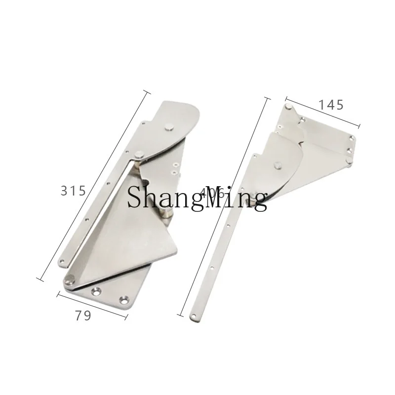 DSA flip down folding table hidden telescopic multi-function connector small apartment bookcase wardrobe hardware accessories