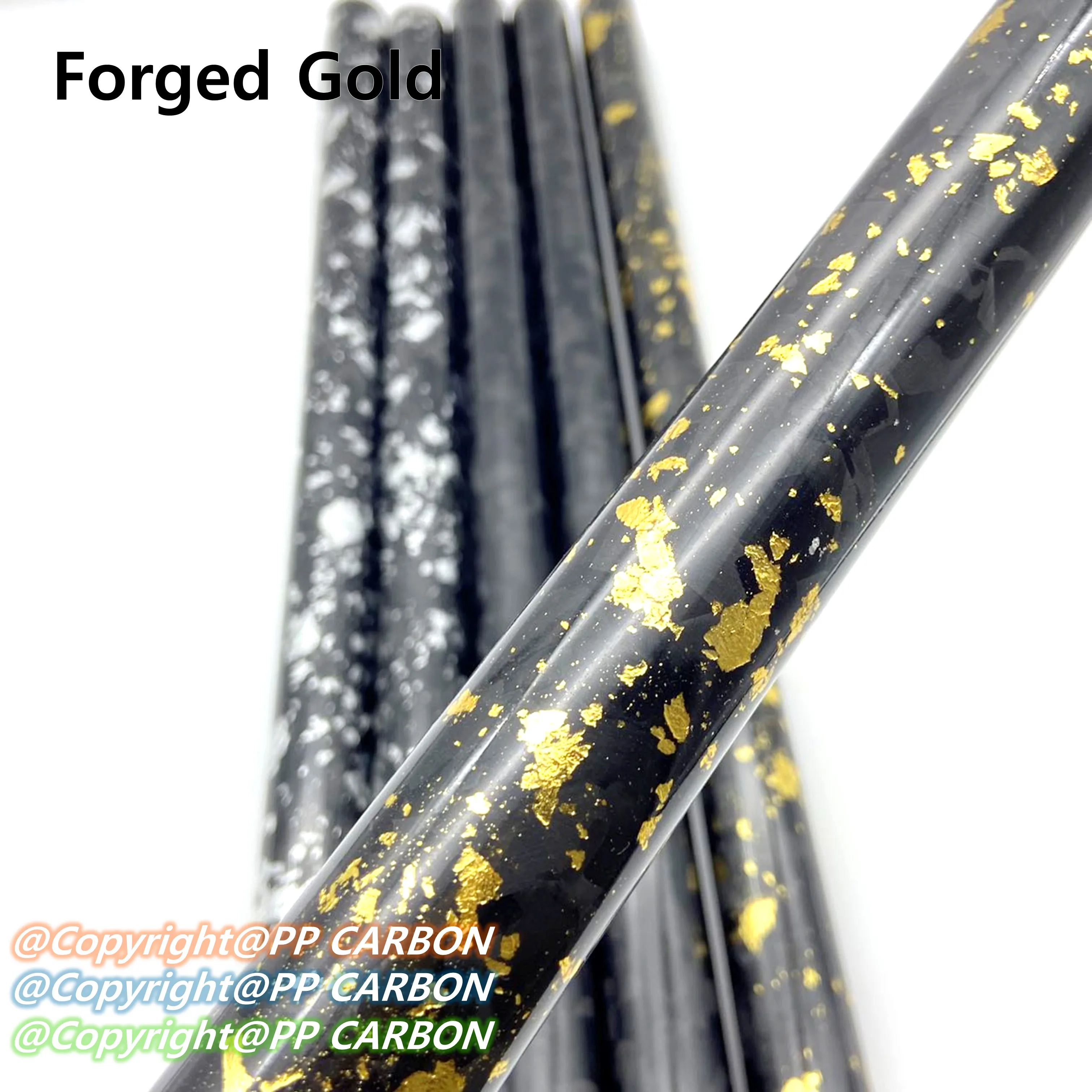 lot/2pcs 500mm Forged Carbon Fiber Tube 8mm 12mm 18mm 20mm 25mm 28mm 30mm Glossy Camouflage Weave 3K High Composite Material