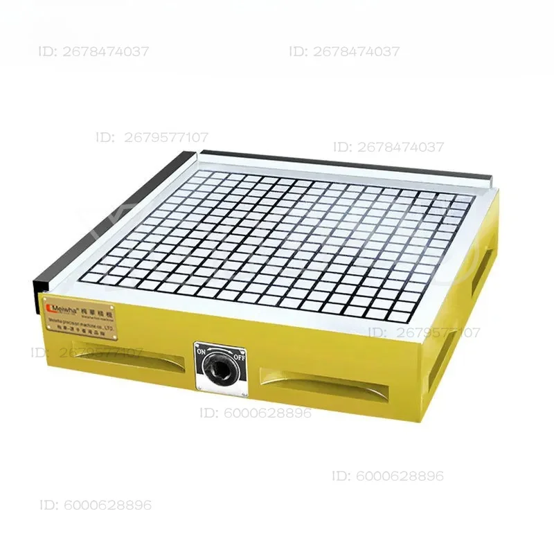 Taiwan Meihua CNC powerful disk genuine square permanent magnet suction cup computer gong milling machine solid magnetic table B