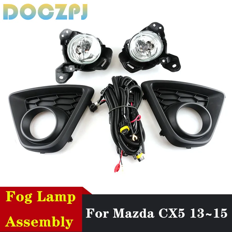 

Car Front Bumper Driving Fog Lamp Assembly For MAZDA CX5 2013 2014 2015 Additional Foglight Set
