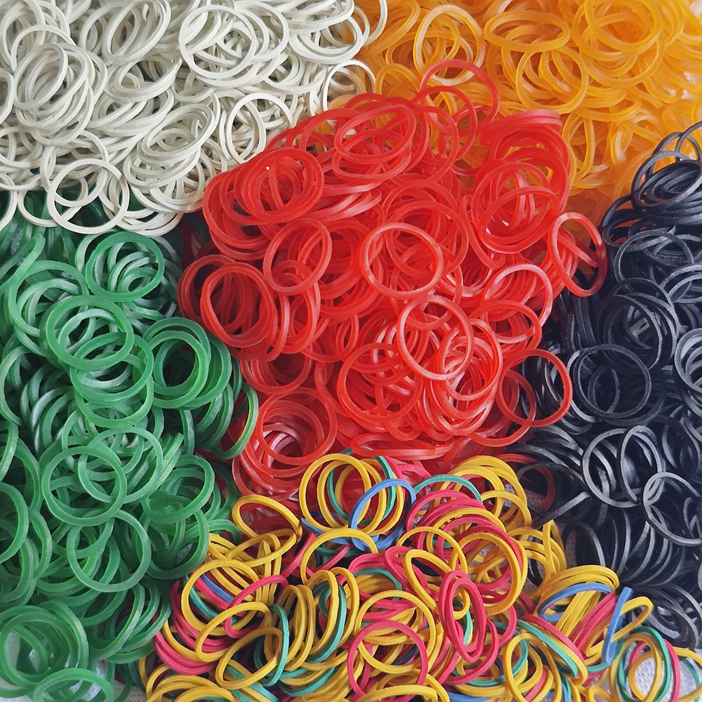 300 Pieces Elastic Rubber Band For Dog Cute Colorful Pet Hair Accessories Small Dog Grooming Hair Band Diameter 0.75 inch