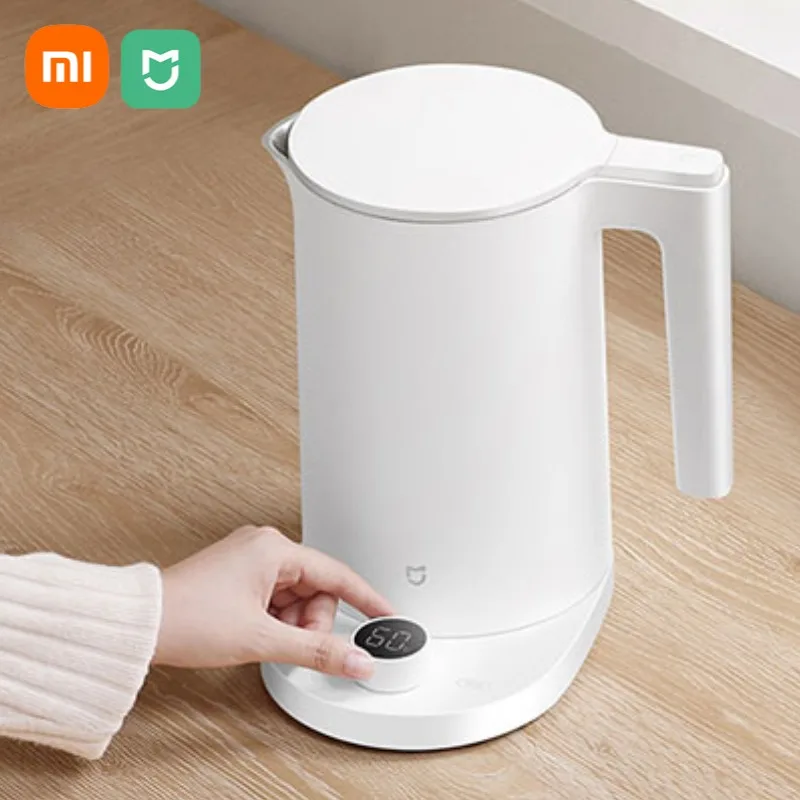 

Умный электрический чайник Xiaomi Mijia 2 Pro, интеллектуальный светодиодный дисплей, контроль температуры, бытовой регулируемый чайник из нержавеющей стали