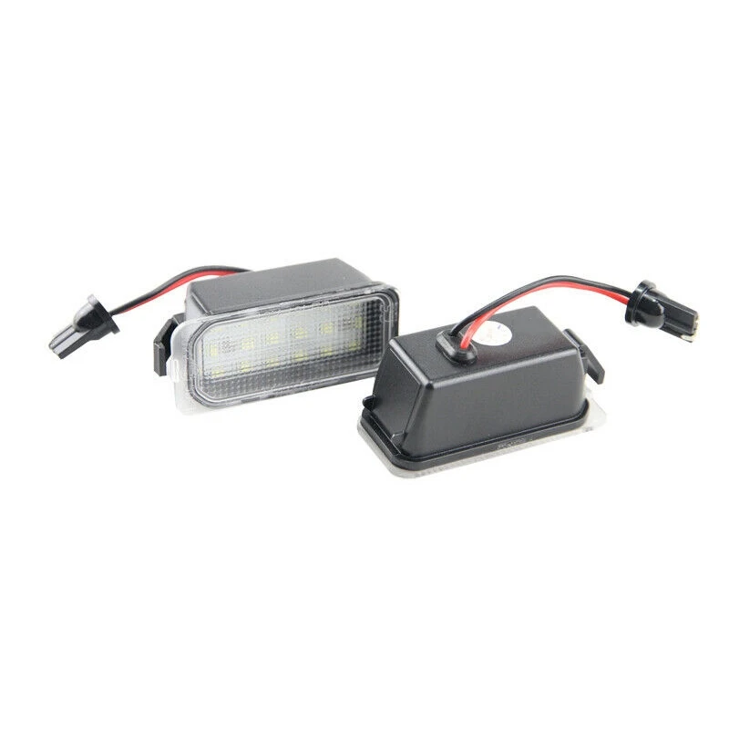 2X LED Number License Plate Light For Ford FOCUS MK II FIESTA MK VII MONDEO MK IV KUGA S-MAX 2008-2019