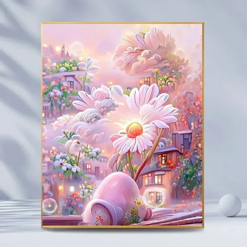 

Tulip DIY Digital Acrylic Flower Painting, Hand-Filled Landscape Painting, Flower, 23077