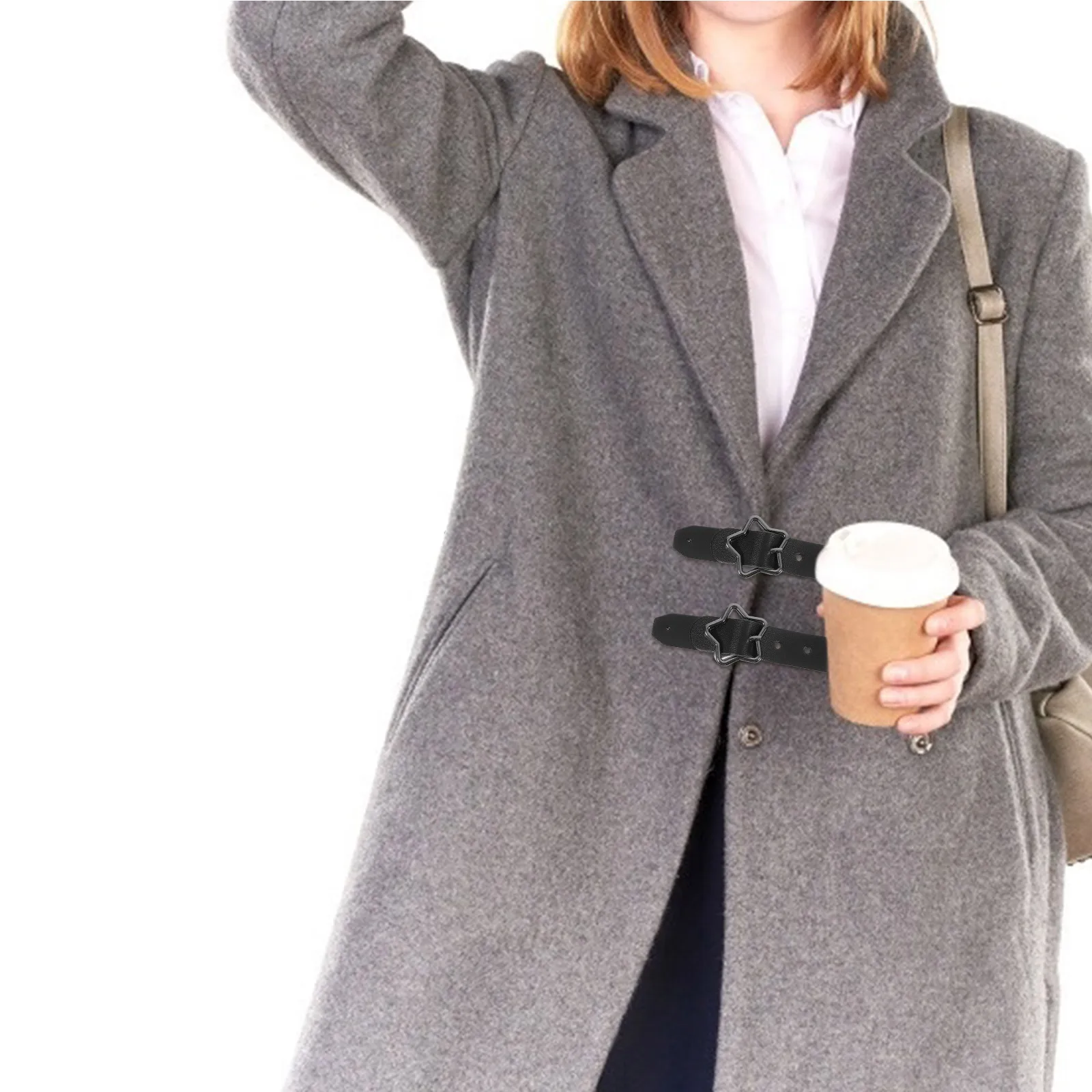 

3Pcs Metal Star Toggle Buttons Fashion Toggle Button for Coats Sweaters Skirts Durable Artificial and Metal Crafted