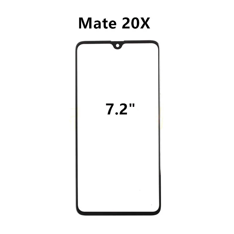 Outer Screen For Huawei Mate 50 30 9 10 Pro 20 X Lite 20X Touch Panel LCD Display Front Glass Cover Lens Repair Replace Parts