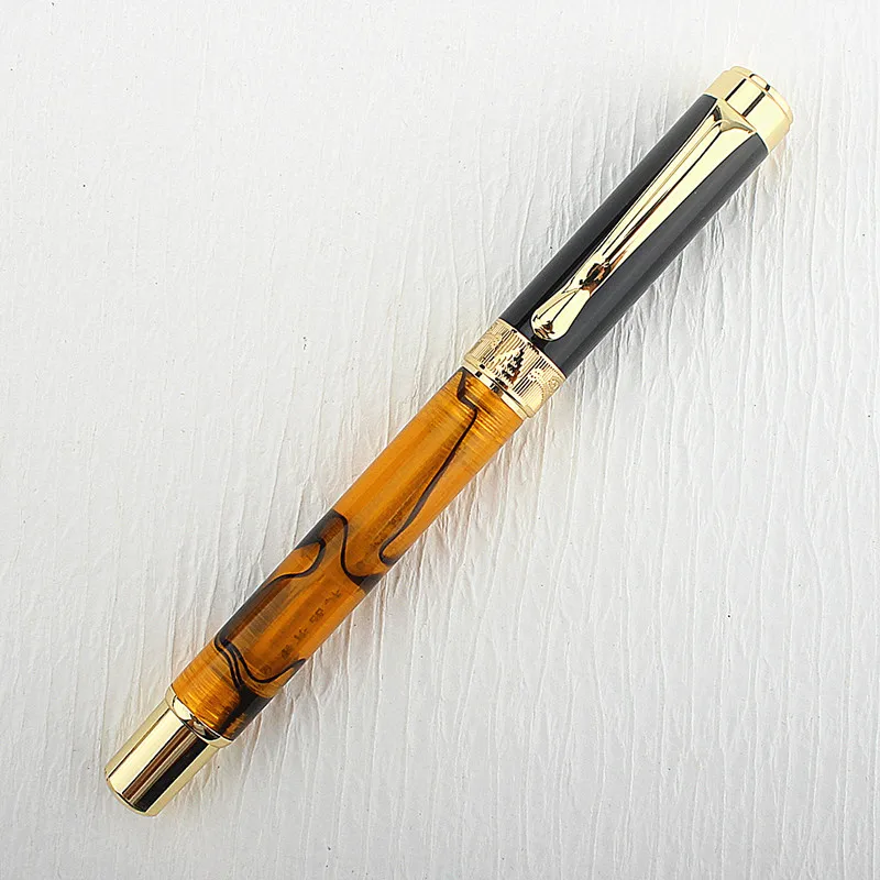 New Luxury 2055 Fountain Pen Metal  Acrylic Ink Pen 0.38/0.5MM Nib  Business Office School Supplies Writing Pen