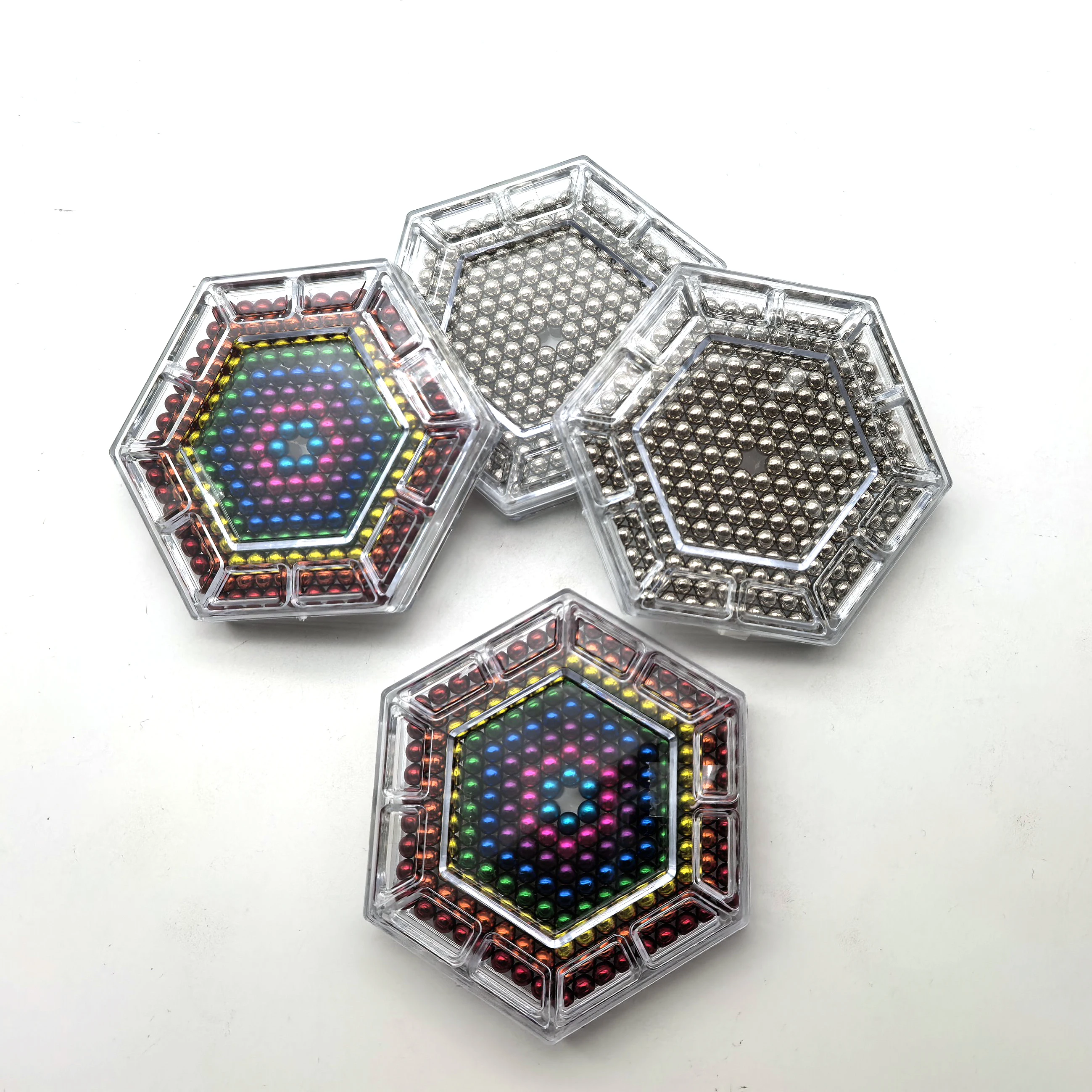 216Pcs Manual Tool Set Magnetic Tool Suit Magnetic Adsorption Colorful Circular Assistance Material DIY