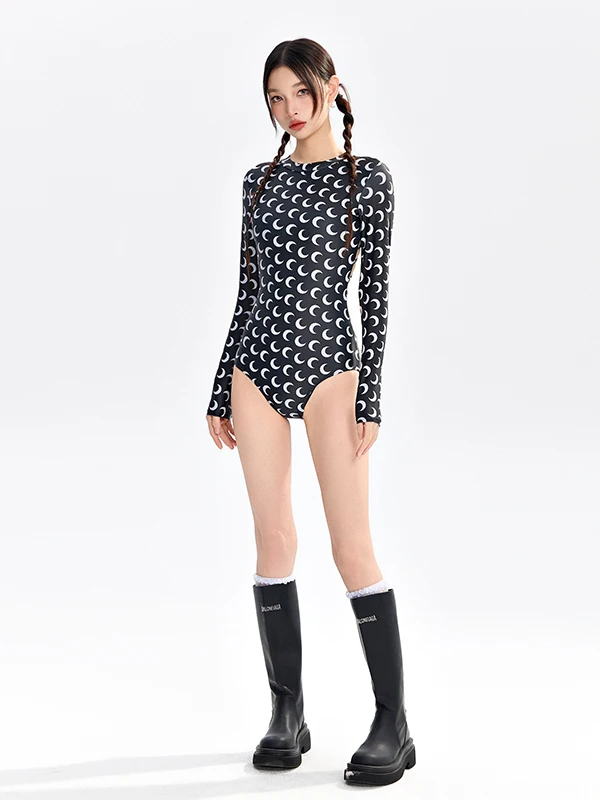 

Новый женский купальник Kailant 2025 с длинными рукавами для соревнований по серфингу и отдыха на горячих источниках