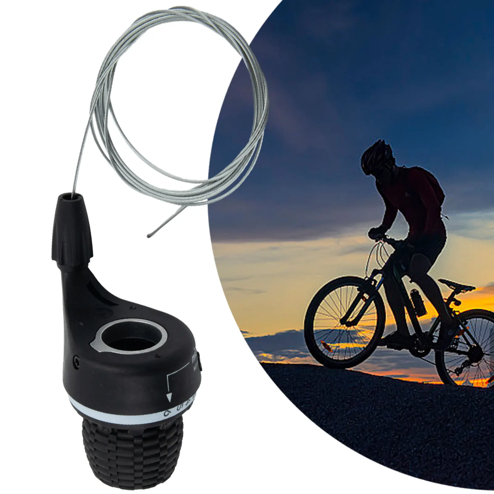 

1pcs Bicycle Gripshift Shifters Bike Turn Handle Gear Shifters 6speed For For Compatible Sets Cycling Accessories