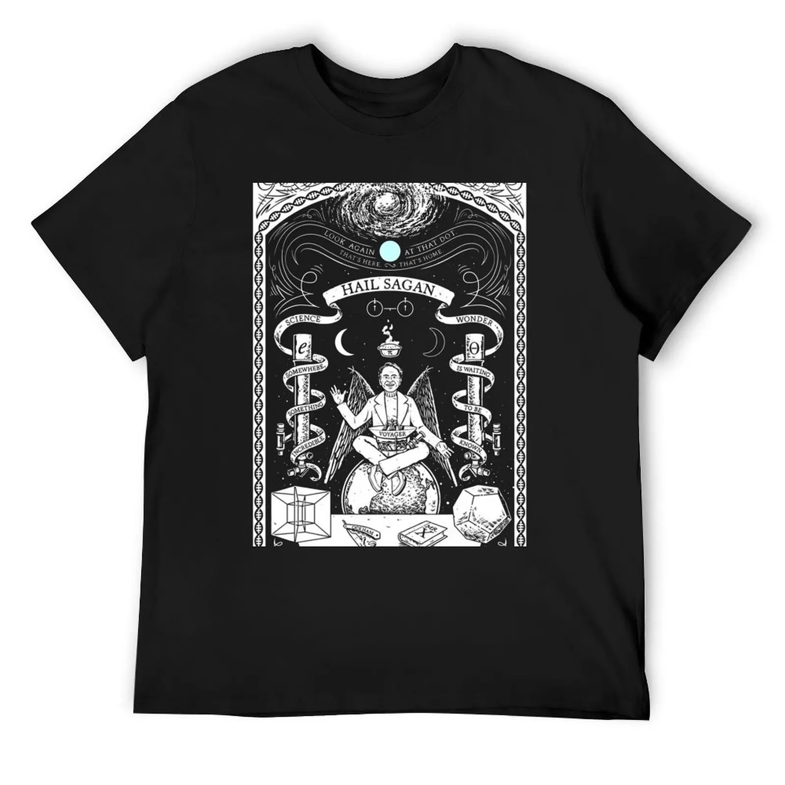 

hail sagan T-Shirt tees quick drying quick-drying cotton graphic tees mens big and tall t shirts