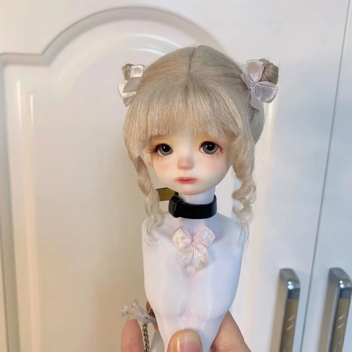 

BJD doll 1/6 wig, New style 1/4 1/8 OB11 beach wool wig