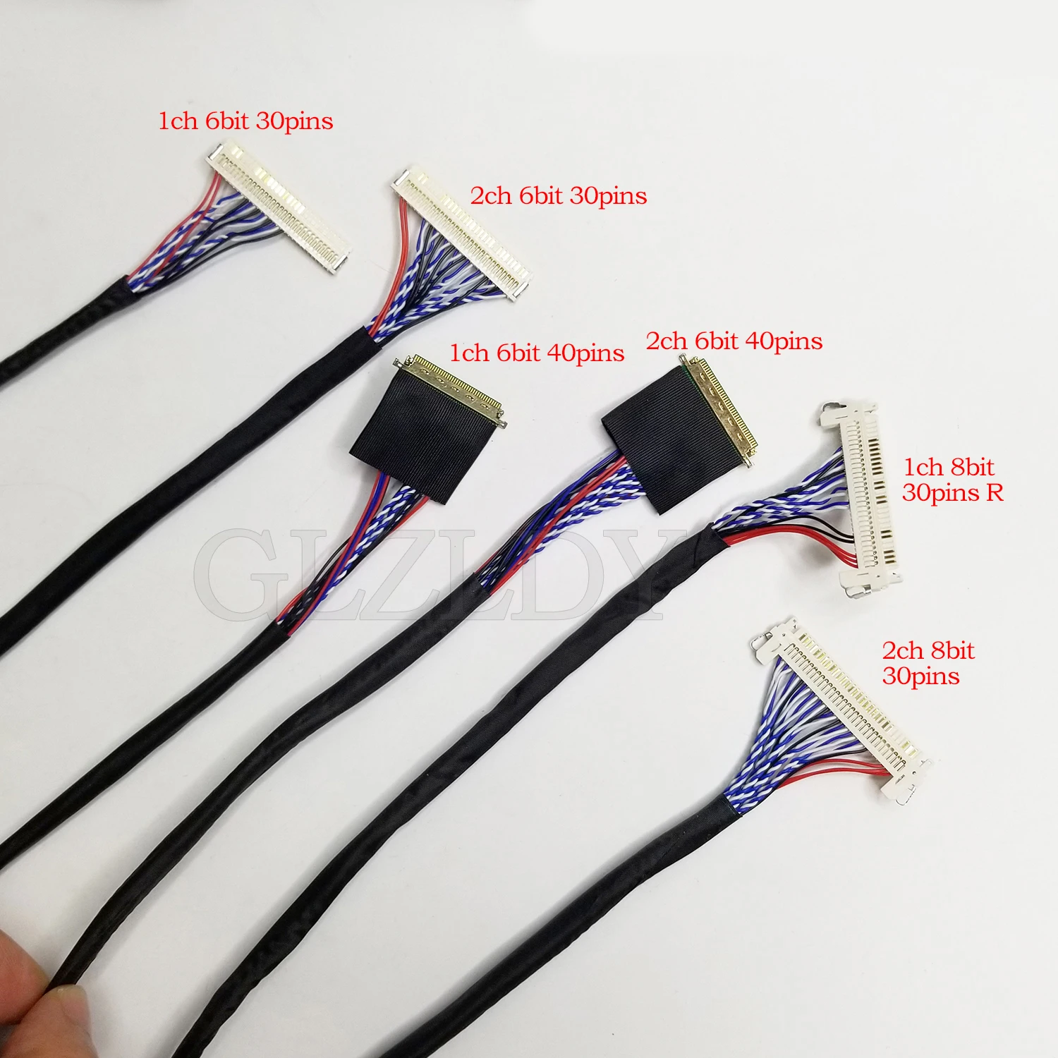 30 programma's mini LCD driver board HDMI naar LVDS jump cap programma + 6 stks lvds kabel kit 30 P 40 P 1/2CH 6/8 BIT Draagbare display DIY