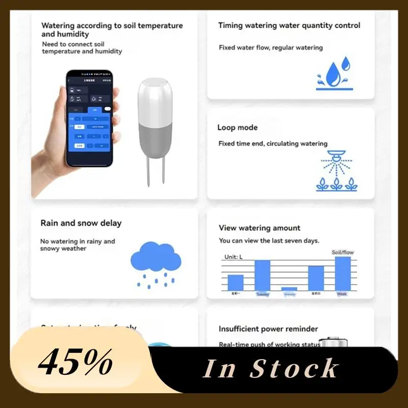 

The New WIFI Solar Waterer Smart Garden Timer Sprinkler Automatic Irrigation Controller Watering Tool For Garden Outdoor