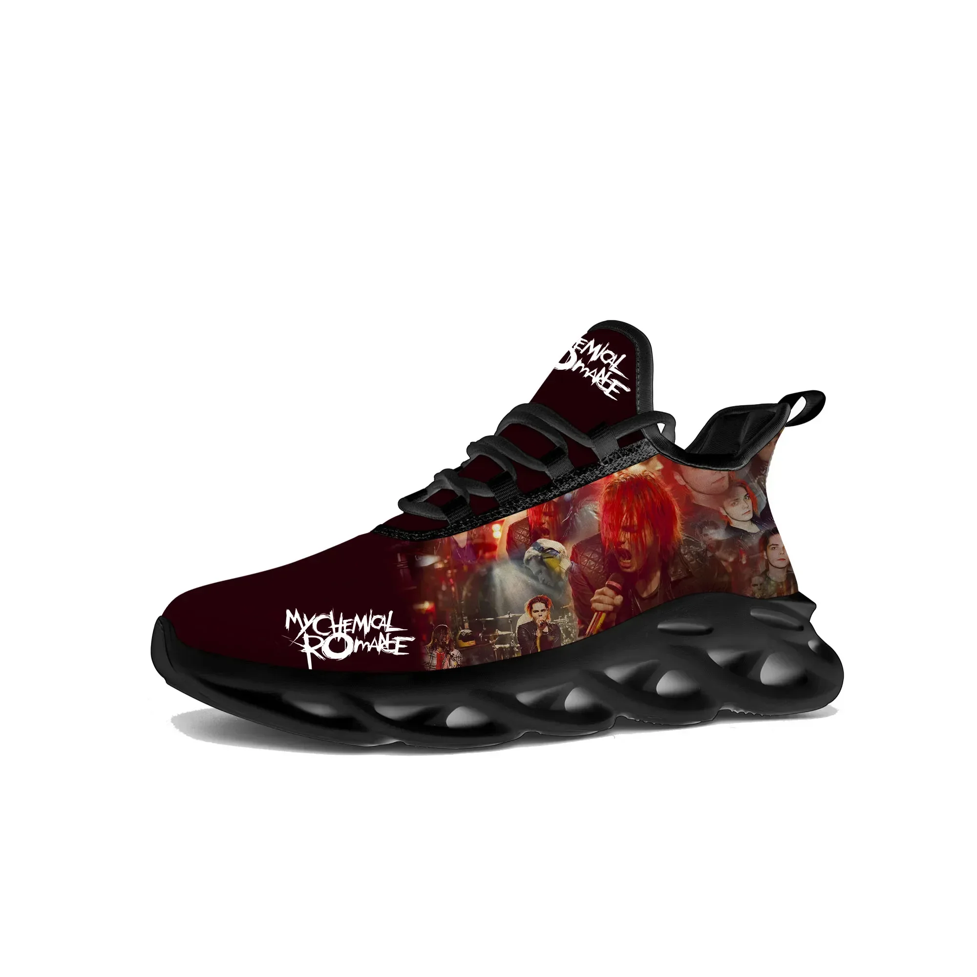 

Кроссовки My Chemical Romance Rock Band Flats для мужчин и женщин, спортивные кроссовки для бега, высококачественные кроссовки, повседневная обувь на заказ