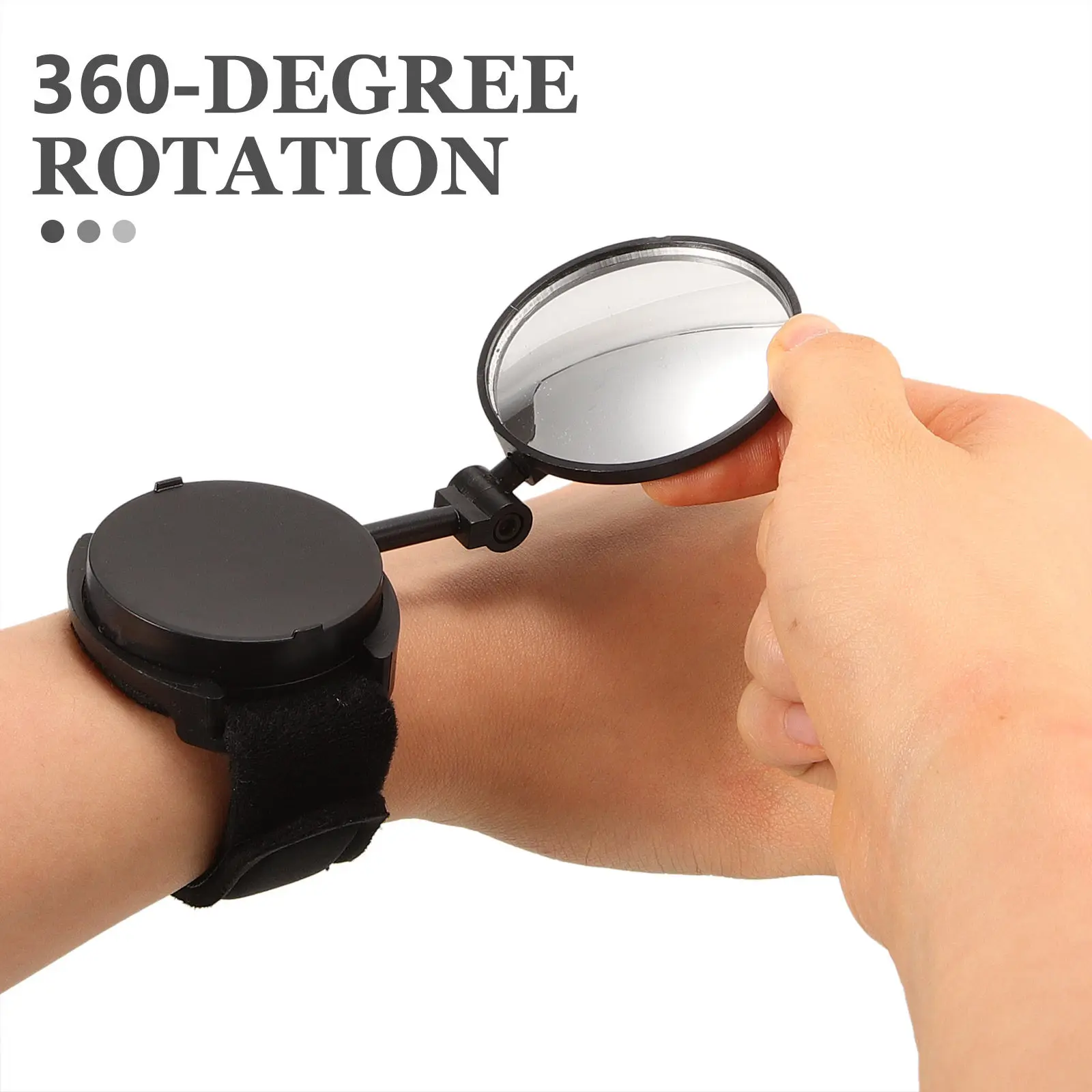 

Зеркало заднего вида для велосипеда, крепящееся на руль, с поворотом на 360 градусов, безопасное велосипедное зеркало с отражающим покрытием для ночной езды