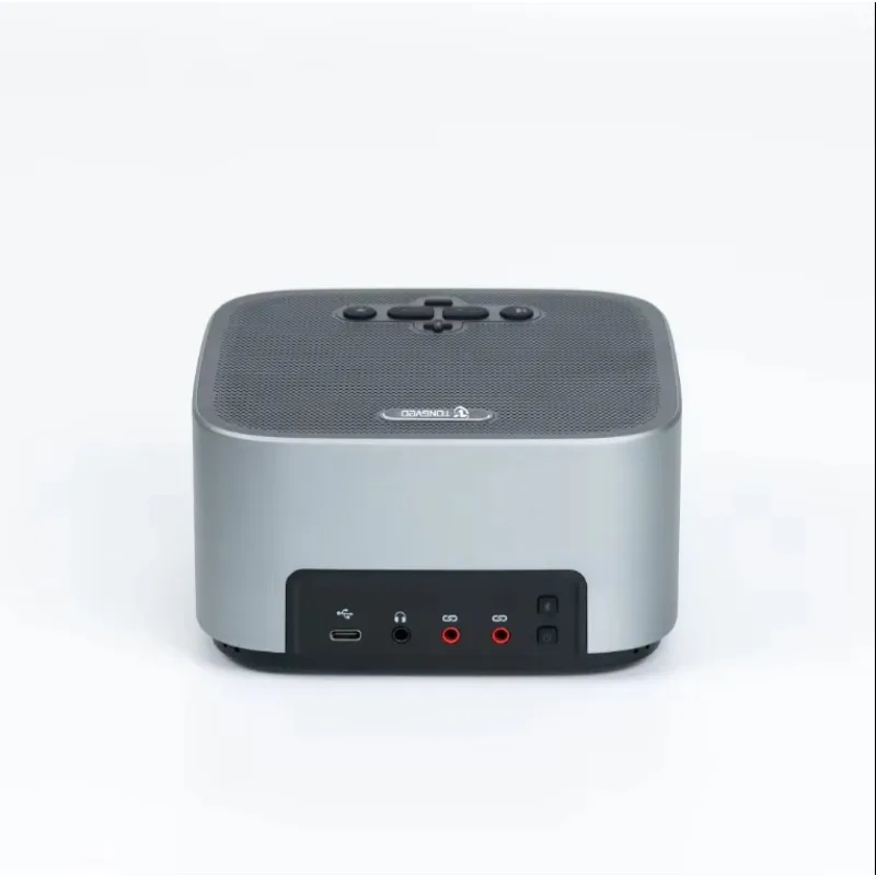BT5.0 USB Wireless Conference Speakerphone With 8 Professional Mics 360 Voice Pickup For Audio Conference System