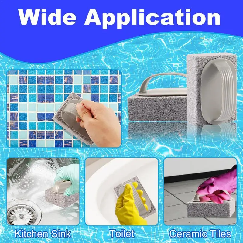 Swimming Pool Pumice Stone Pool Stone For Cleaning Tiles Grout & Concrete Cleaning Calcium Remover For Pool Tile Pool Tile