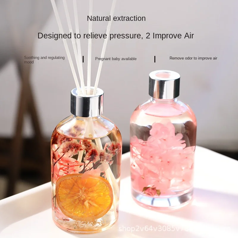 Natural Aroma Diffuser with Dried Flowers for Lasting Freshness in Bedroom Bathroom