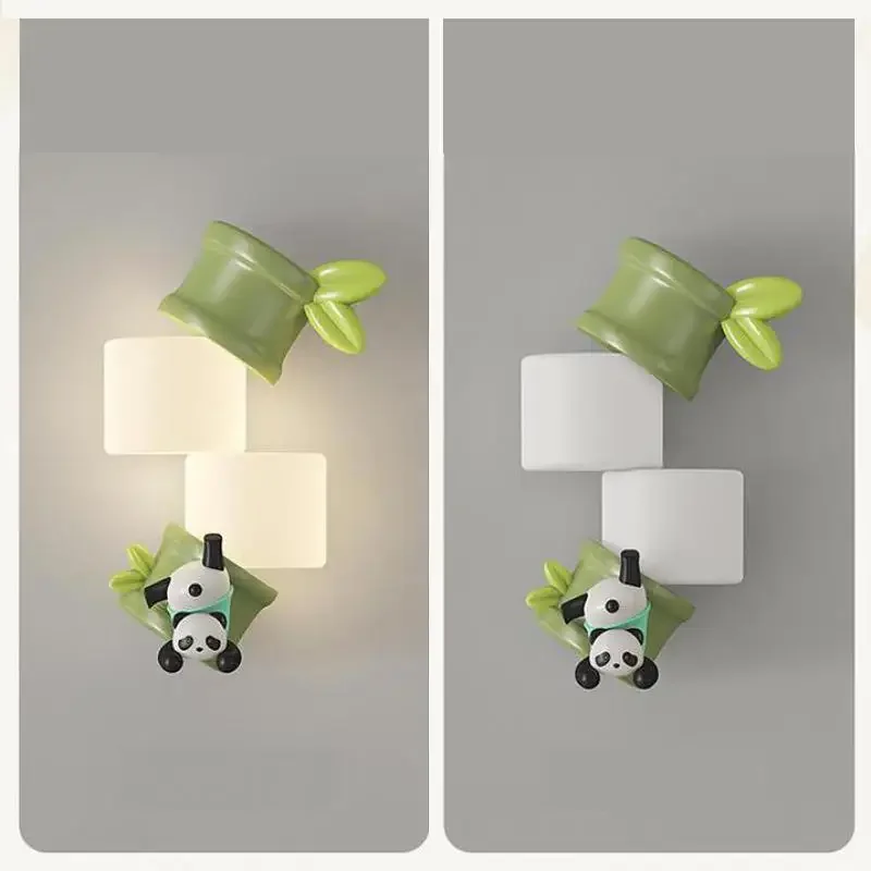 Cream Style LED Children's Room Wall Light for Christmas Gift Indoor Art Gallery Stairwell Bedside Anime Sconces Decor