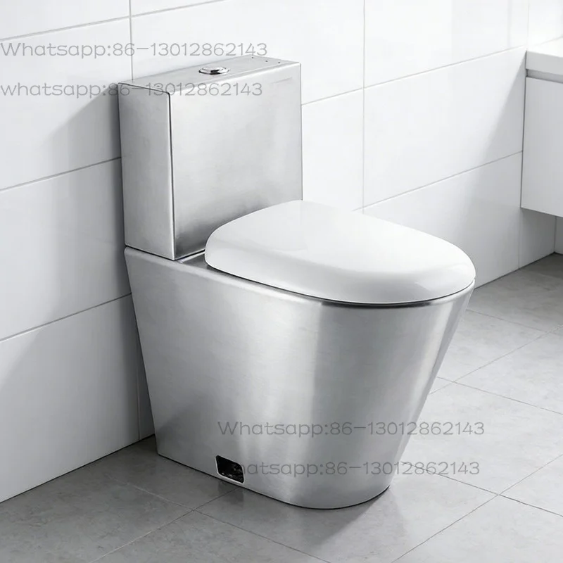 stainless steel toilet-odor-proof, freeze-resistant restroom seat for public locations, high-speed rail stations, and bathrooms
