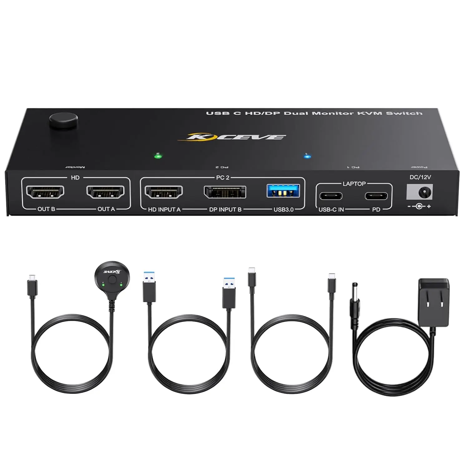 Usb C Hdmi Dp Kvm S… - image