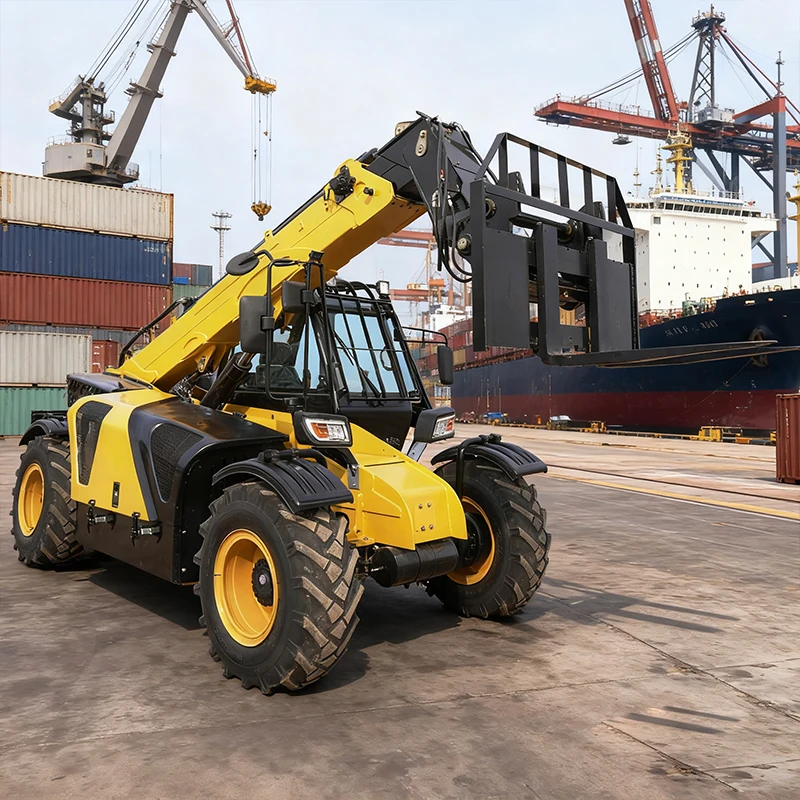 Customized Flexible Response to Complex Working Conditions High Load Bearing Capacity Mini Telehandler Telescopic Forklift
