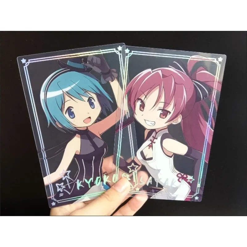 4Pcs/Set New Anime Three-Inch Photo Props Diy Cartoon Pvc Transparent Card Collection Card Kids Gift