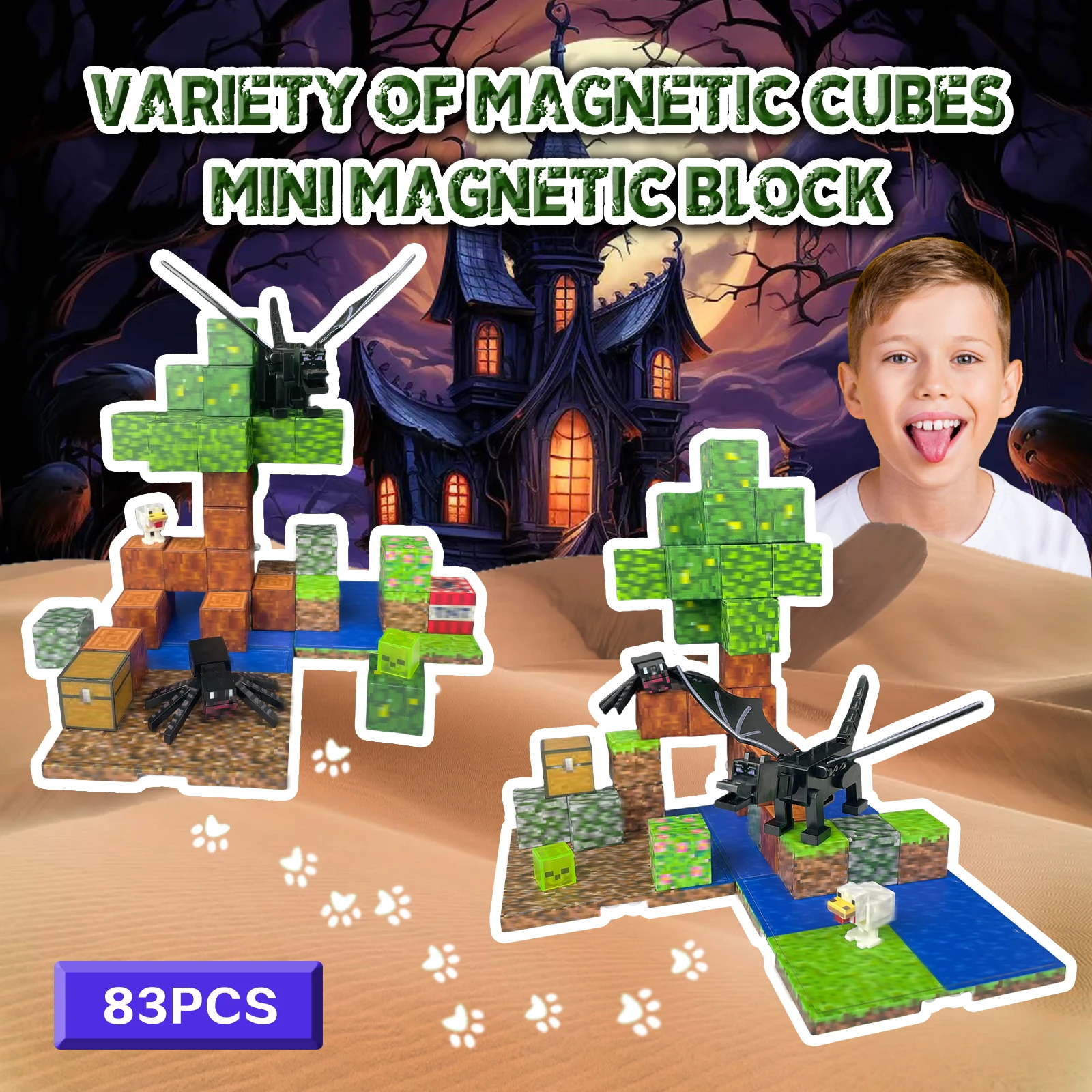 لعبة مغناطيسية للمغامرة من مارشلاند، لعبة إبداعية يمكنك صنعها بنفسك، هدية رائعة لعيد الهالوين وعيد الميلاد للأطفال