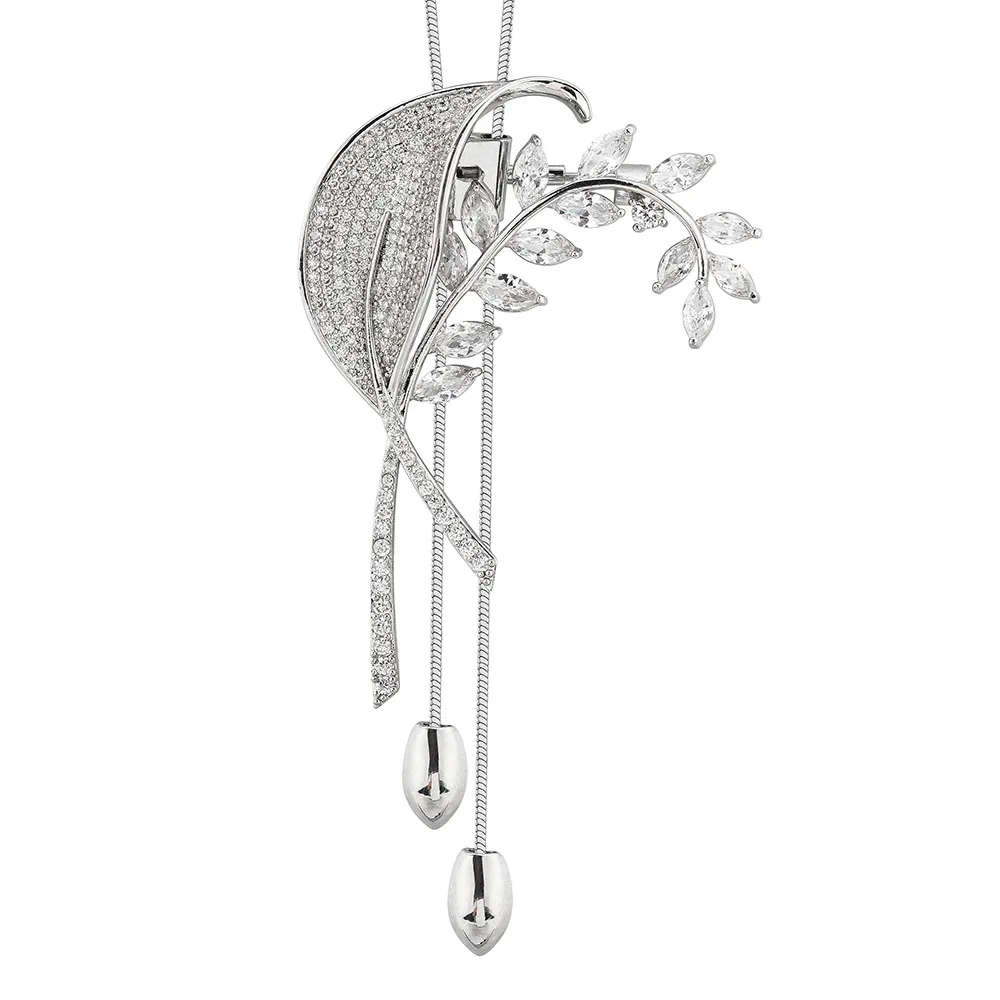 Новая цепочка для свитера, модный и универсальный аксессуар для одежды, длинное ожерелье для женщин.