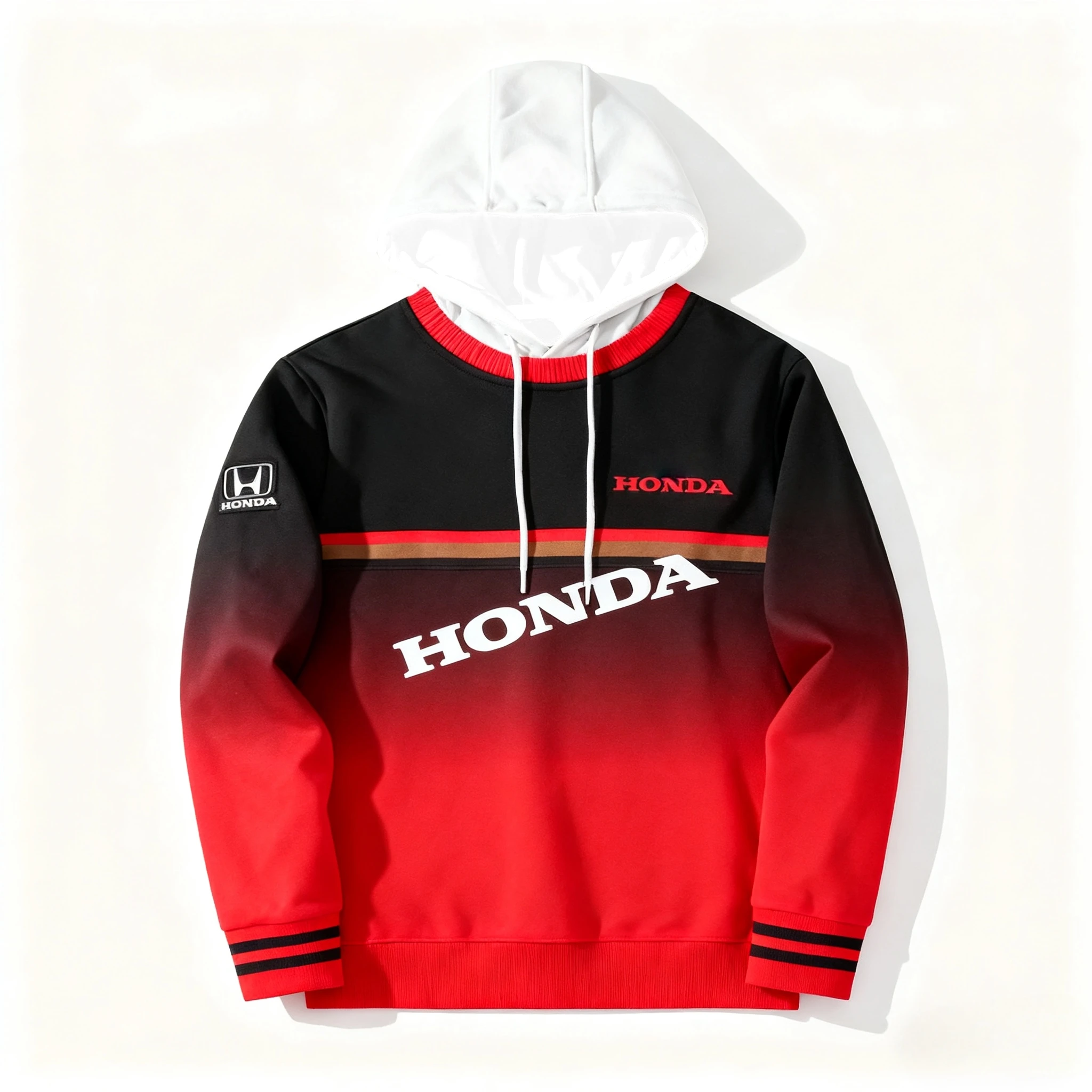 

Куртка с капюшоном Honda с 3D принтом для гонок на мотоциклах, свободная толстовка с длинными рукавами, повседневная куртка в стиле Харадзюку для мужчин и женщин, одежда Honda