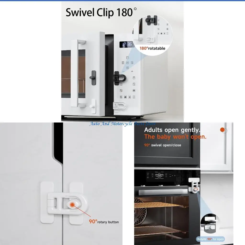 

P9FD ABS Campers Замок на холодильник Безопасное закрытие двери Необходимая защита для путешествий