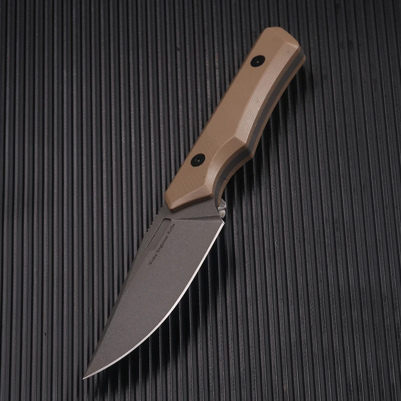 It's a bush knife, a Harpoon-Point blade, made of 1095 high-carbon steel and strong enough for rougher tasks