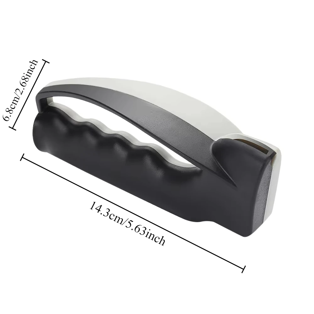 Household Manual Knife Sharpener Quick Convenient Hand‑Held Blade Sharpening Tool Practical Kitchen Knife Sharpening Accessory