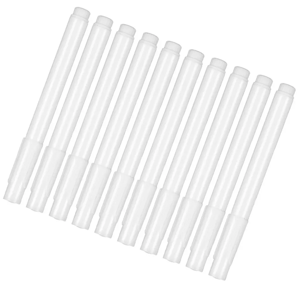 

10Pcs White Liquid Chalk Markers Erasable Blackboard Writing Pens for Glass Wall Mirror School Office Supplies Portable