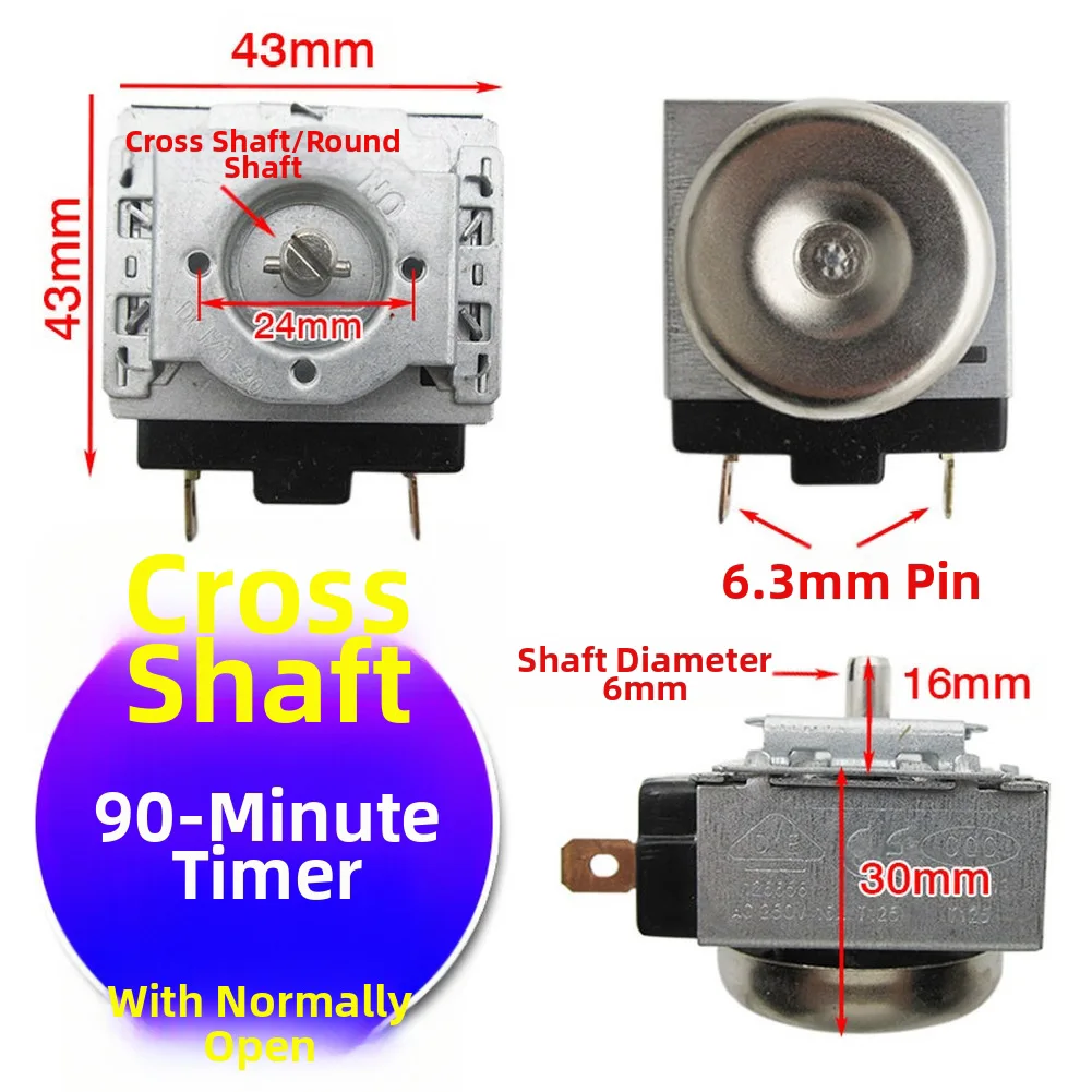 Mechanical timer with bell switch for electric pressure cooker oven and rice cooker kitchen timer with 90 minutes