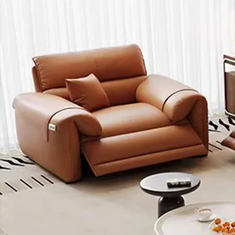 sleeping relax Multifunctional Sofa Brown Europe Lazy Fancy Multifunctional Sofa nordic single divano soggiorno home furniture