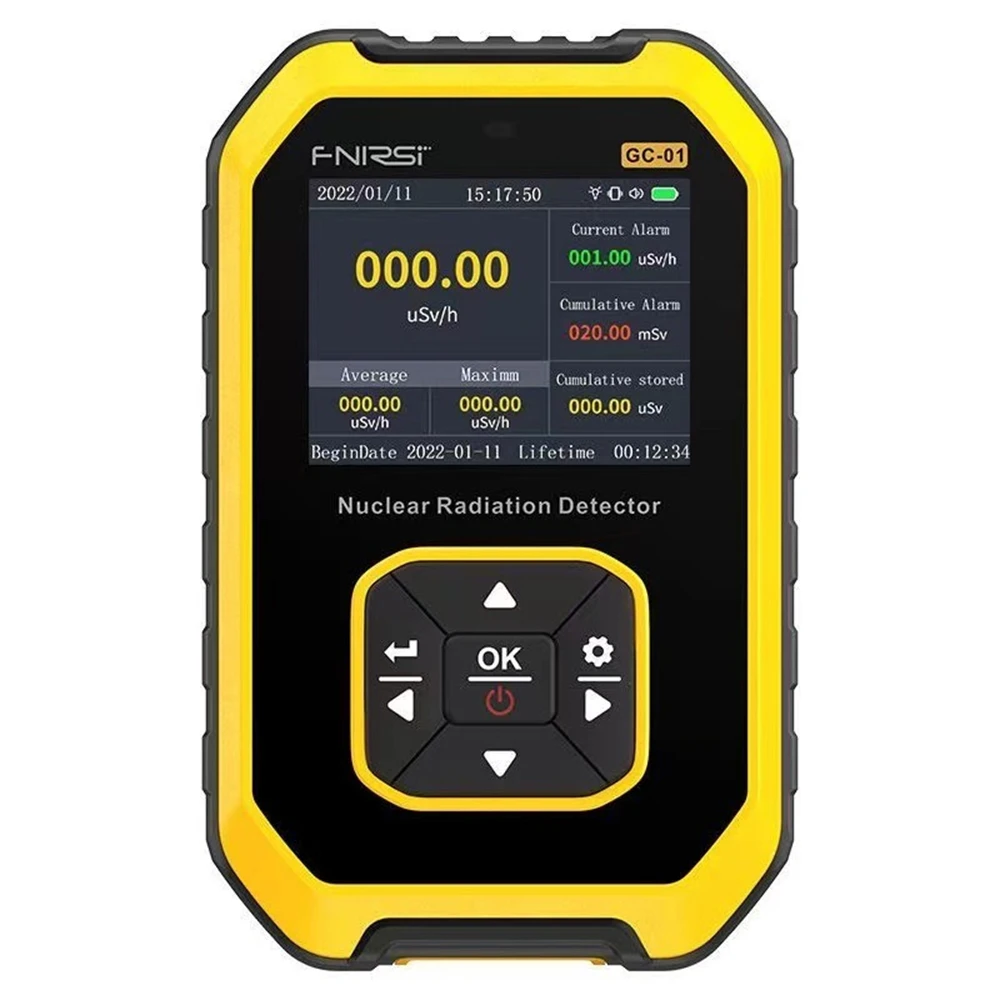 

Nuclear Radiation Detector Major X-ray γ-ray β-ray Detector Marble Radioactivity Tester Personal Dosimeter GC-01 Geiger Counter