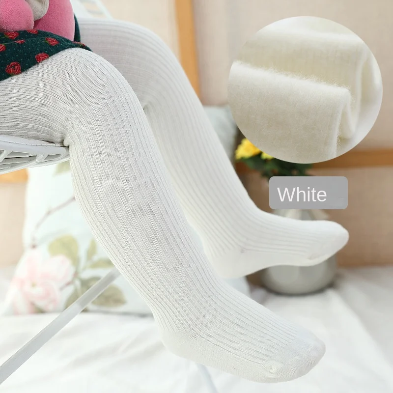 New Thicken Girls Tights for Winter Autumn 1 Pcs Warm Baby girls Clothing Children Stockings 0-6 Years Old Solid Kids Pantyhose