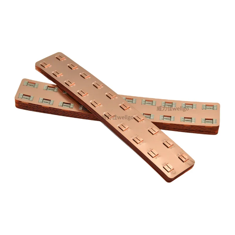 Power Battery Connector 18650/21700 Copper-nickel Busbar Is Easy To Spot Weld view 3