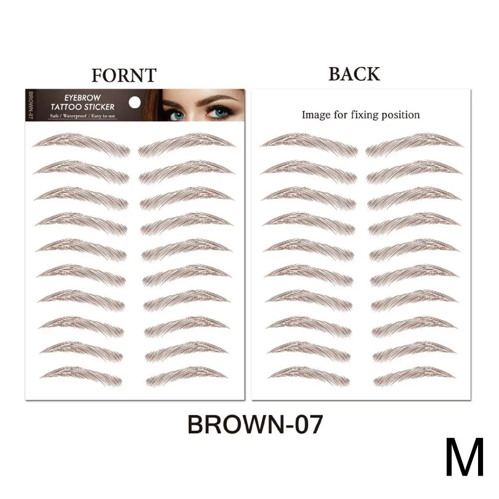 6D Hair Like Eyebrows Stickers for Authentic Look